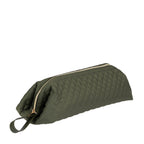 Grace & Gild Victoria Hair Tool Storage Bag in Olive with a quilted finish, zip closure and carry loop.