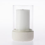 Cove Creole Ceramic Hurricane Candle Holder