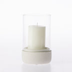 Cove Creole Ceramic Hurricane Candle Holder