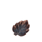 Design Republique Haven Maple Leaf Trinket Tray in Bronze, shown individually with a textured leaf design and antique-inspired finish.
