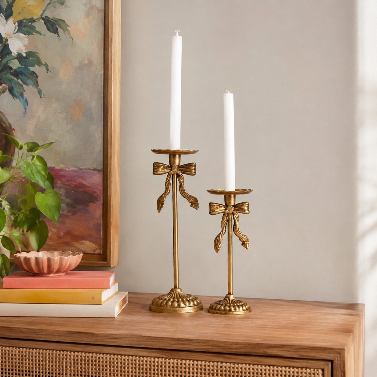Marlo Mia Bows Candleholder Large