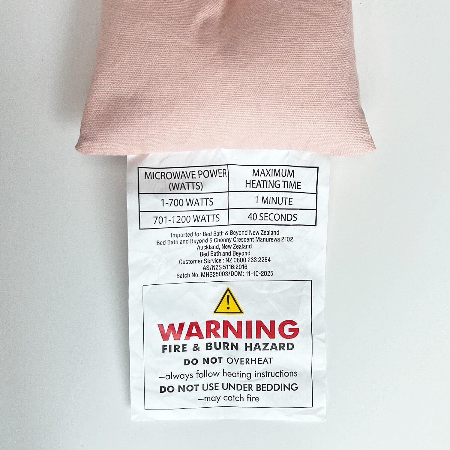 Grace & Gild Micah Unscented Long Wheat Pack Peach