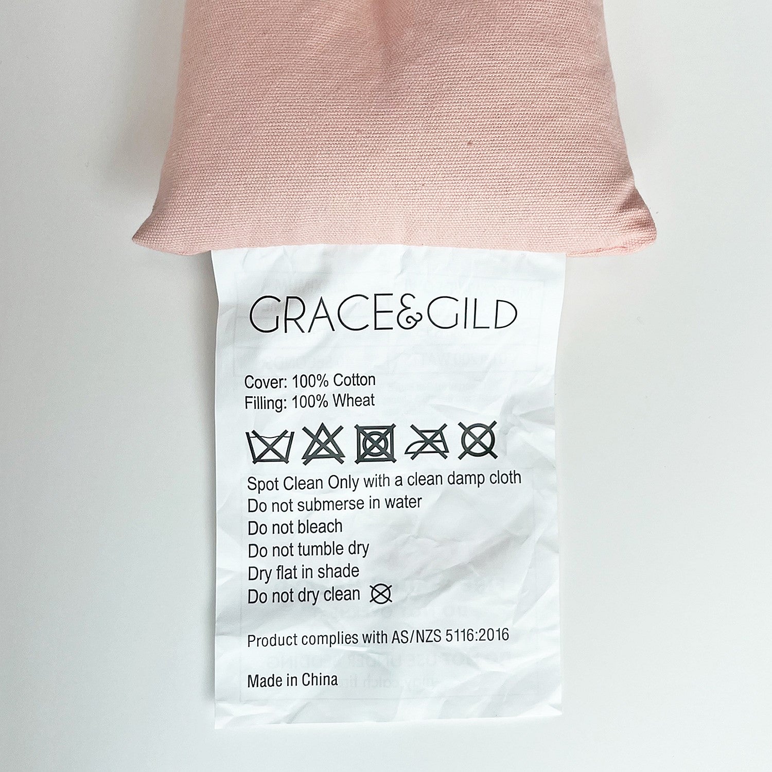 Grace & Gild Micah Unscented Long Wheat Pack Peach