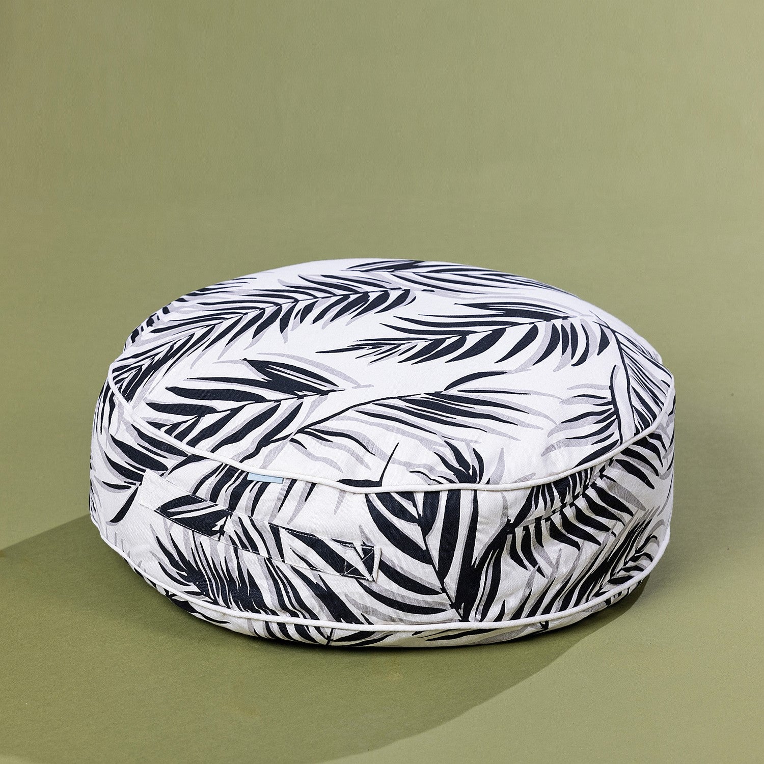 Cove Cabana Pouf Cover Fern