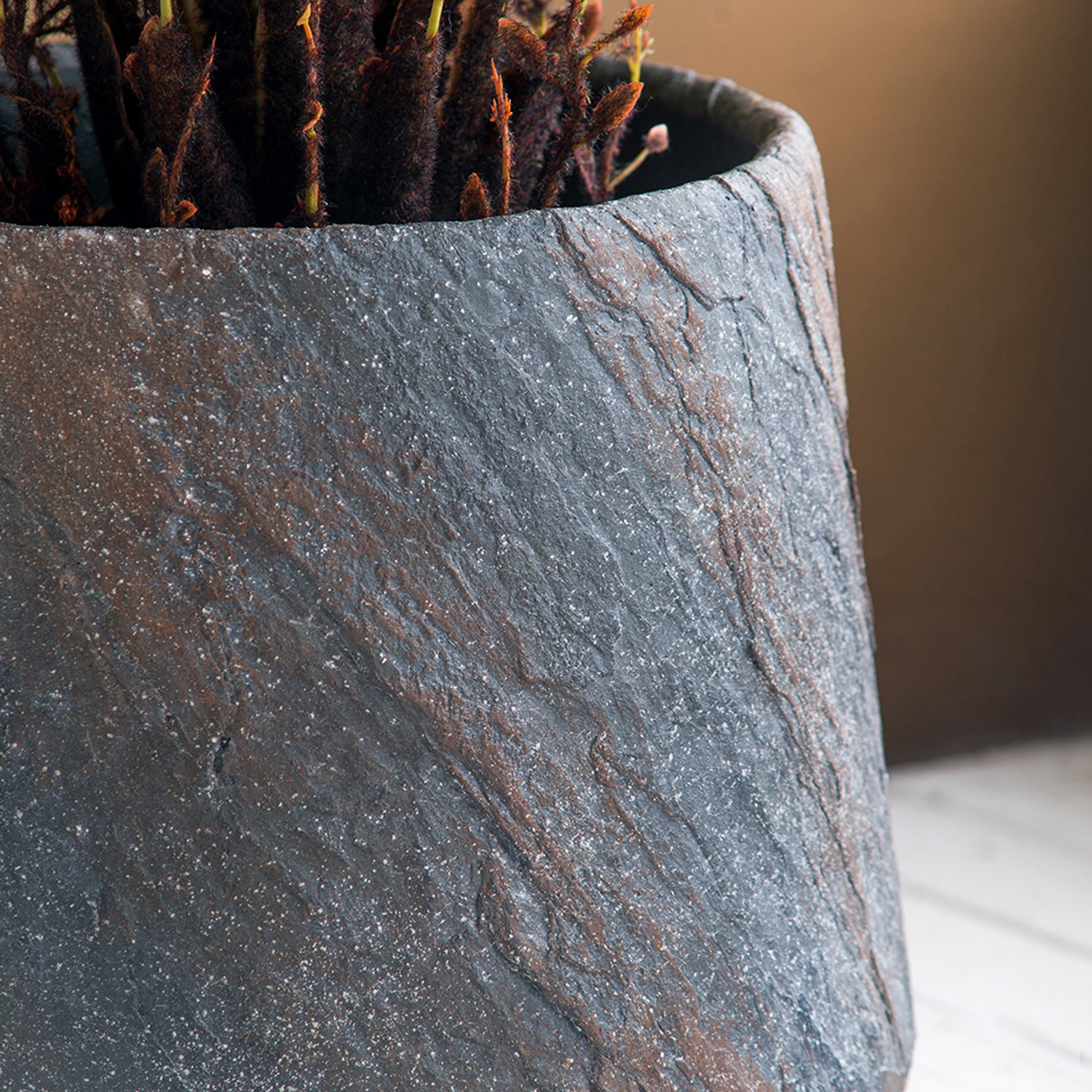 Outsidings Tay Cement Drum Planter