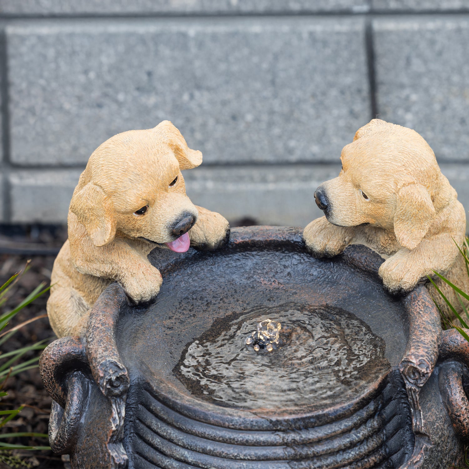 Outsidings Puddle Puppy Water Feature