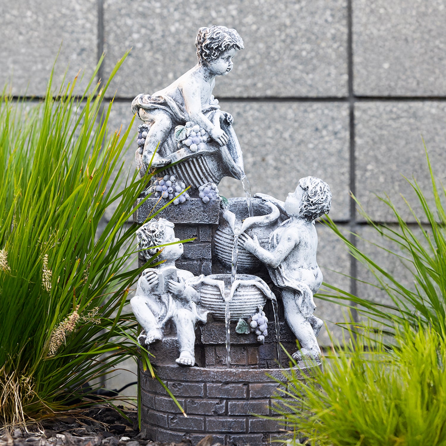 Outsidings Cherub Water Feature