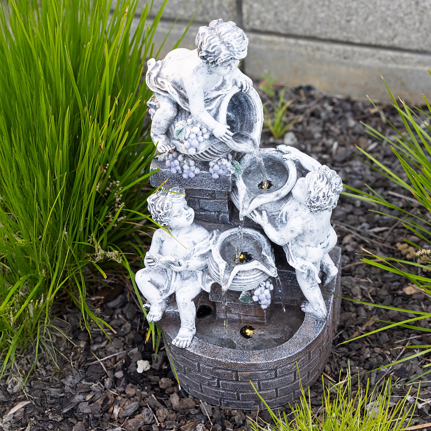 Outsidings Cherub Water Feature