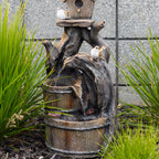 Outsidings Barrel Birds Water Feature