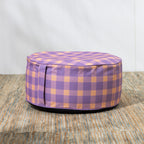 Amparo Paros Check Pouf Cover