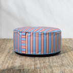 Amparo Paros Stripe Pouf Cover