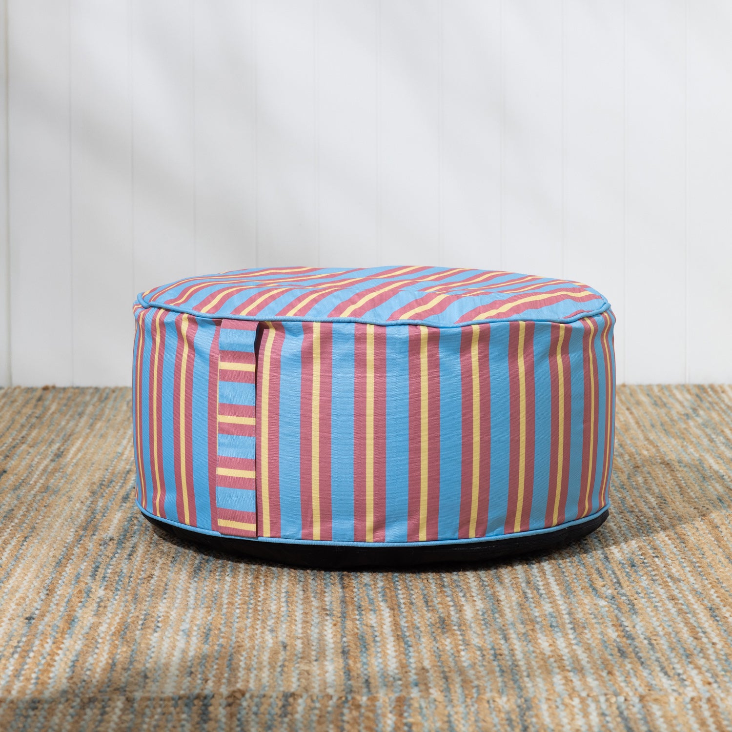 Amparo Paros Stripe Pouf Cover