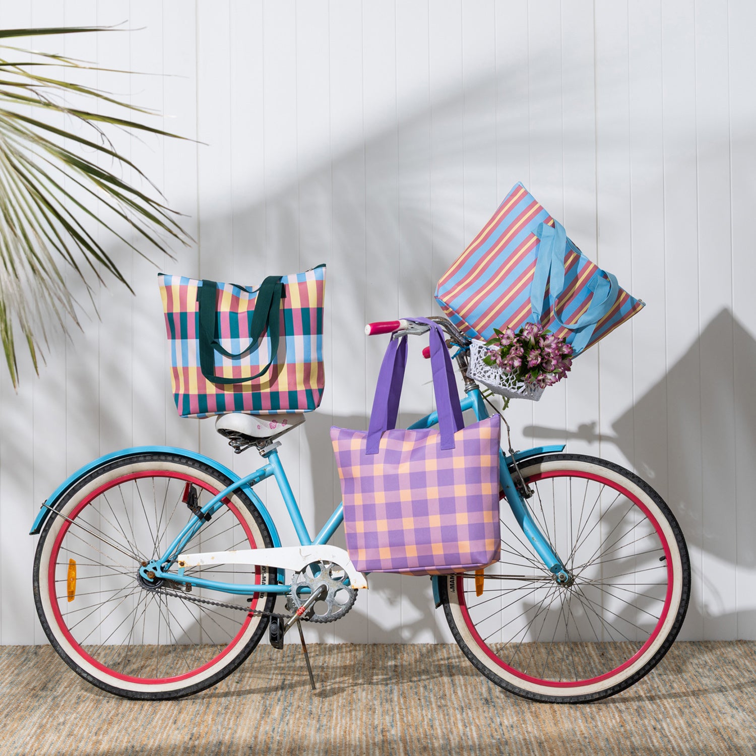 Amparo Paros Stripe Beach Bag