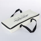 Play The Field table hook and shot ring toss game packed in a white carry case with black handles and zip closure.
