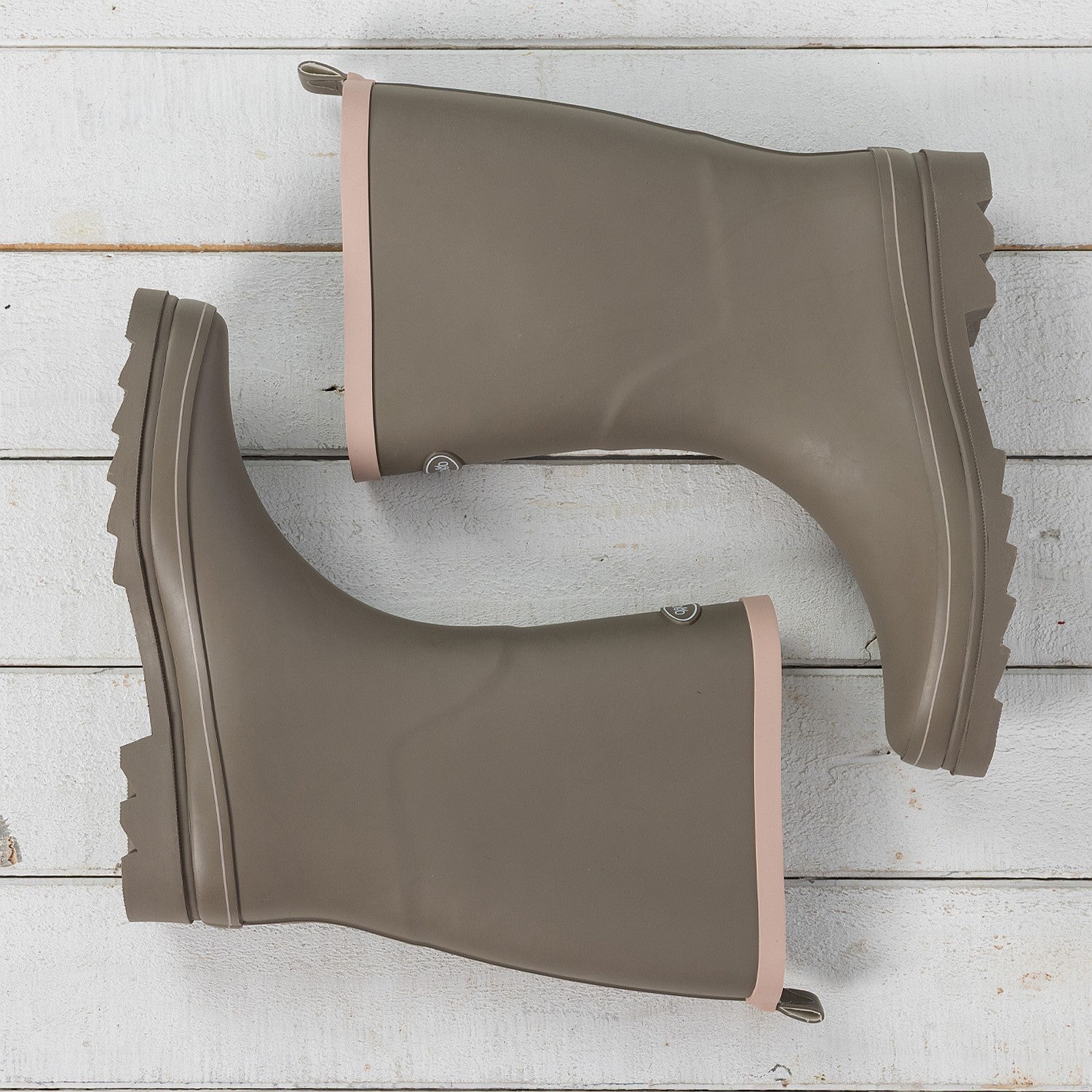 Outsidings Mid-Calf Rose Taupe  Gumboot