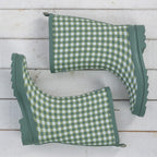 Outsidings Mid-Calf Gingham Gumboot