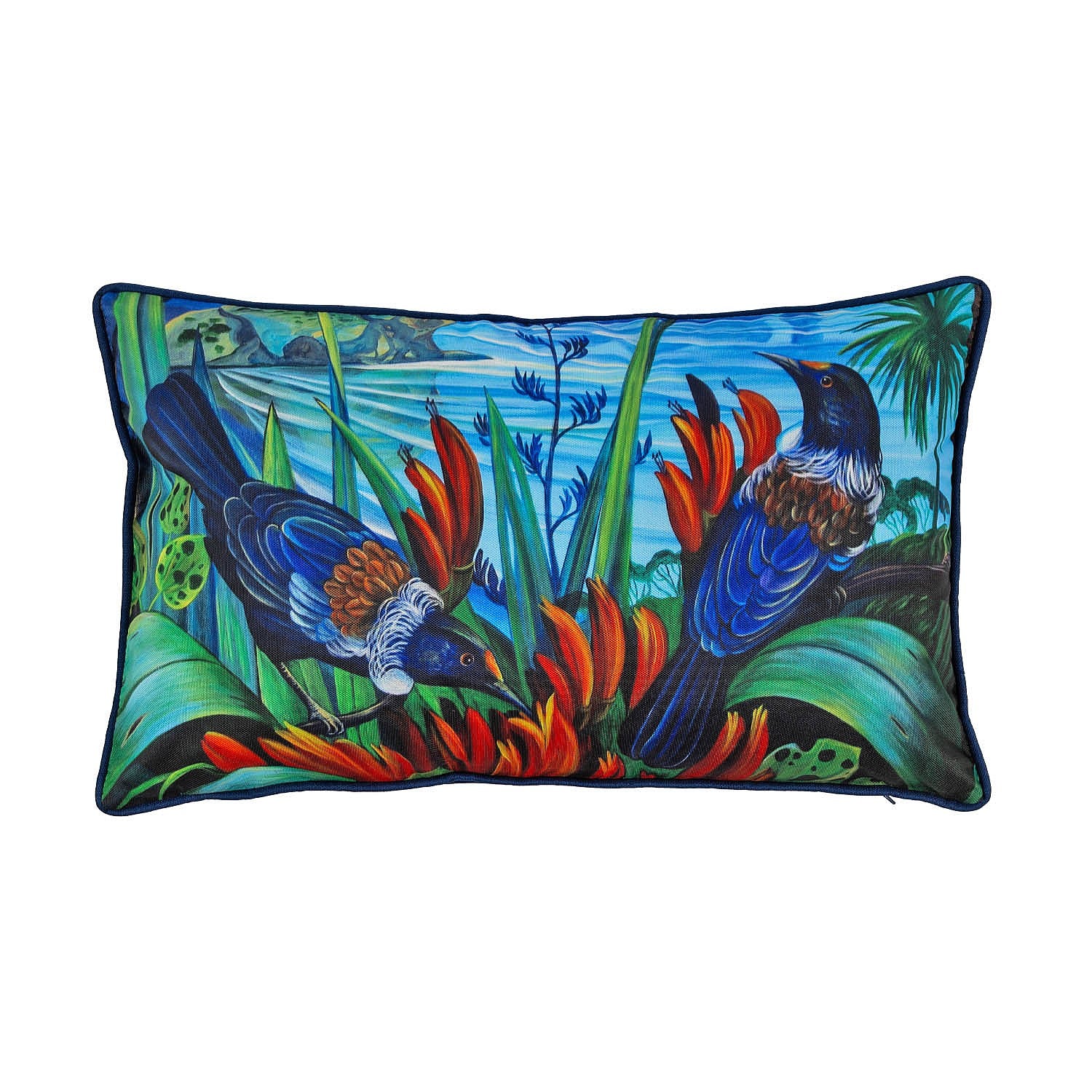 Design Plus Kiwiana Indoor/Outdoor Breakfast Cushion Piha North