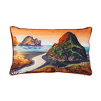 Design Plus Kiwiana Indoor/Outdoor Breakfast Cushion Piha Golden Tones