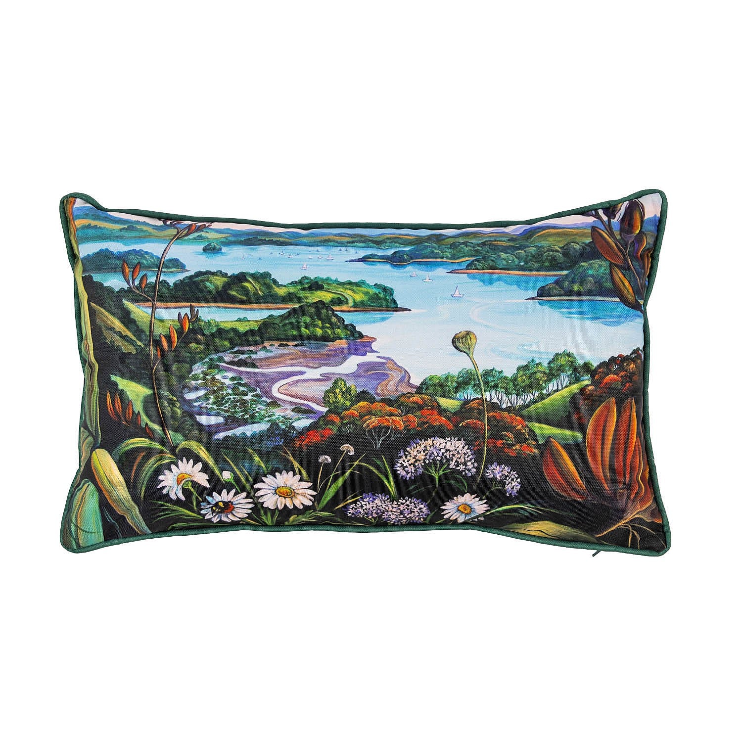 Design Plus Kiwiana Indoor/Outdoor Breakfast Cushion Mahurangi