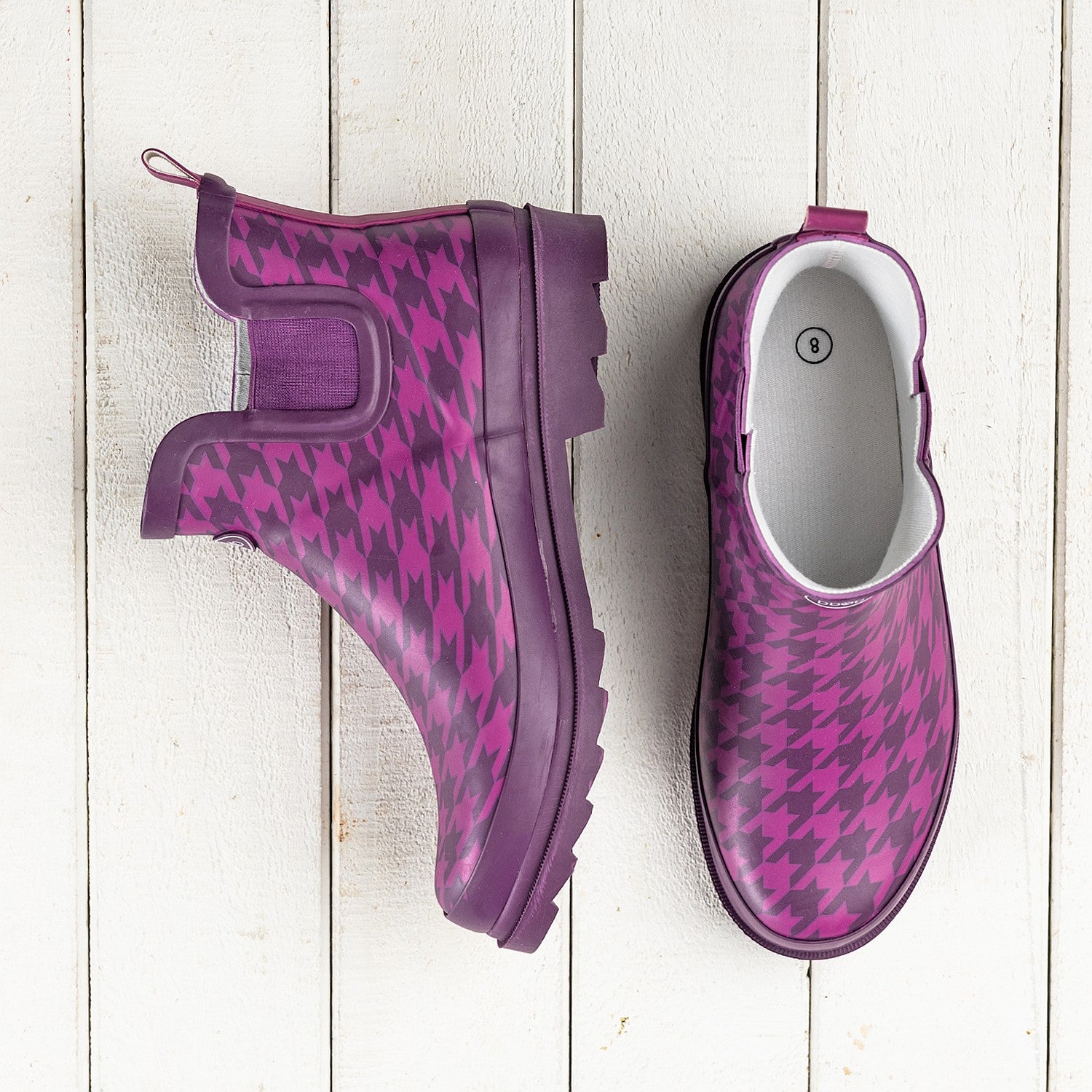 Outsidings Houndstooth Ankle Gumboots
