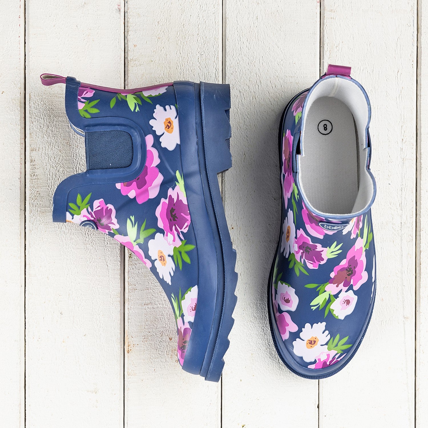 Outsidings Violet Posey Ankle Gumboots