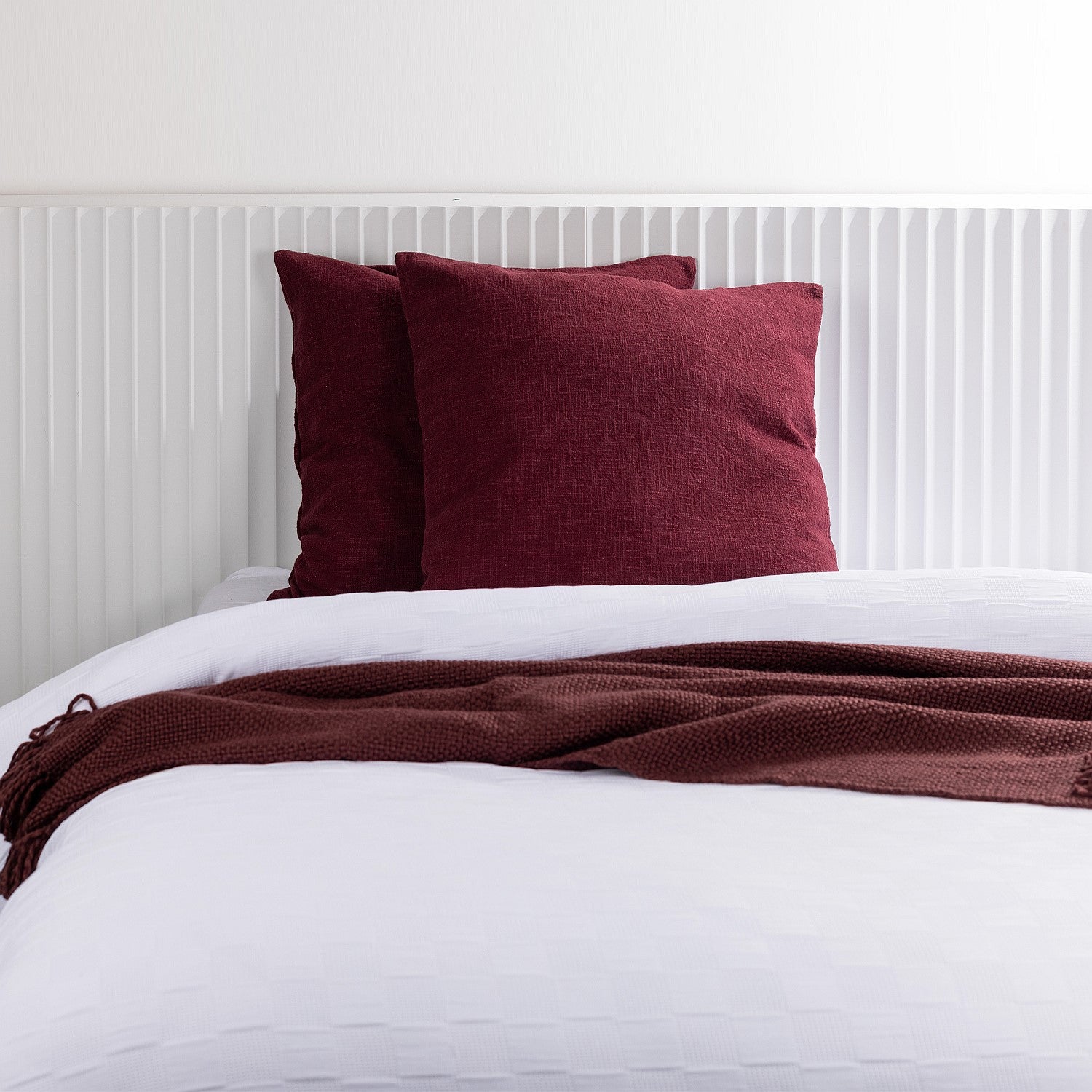 Fieldcrest Cotton Slub European Pillowcase Pair