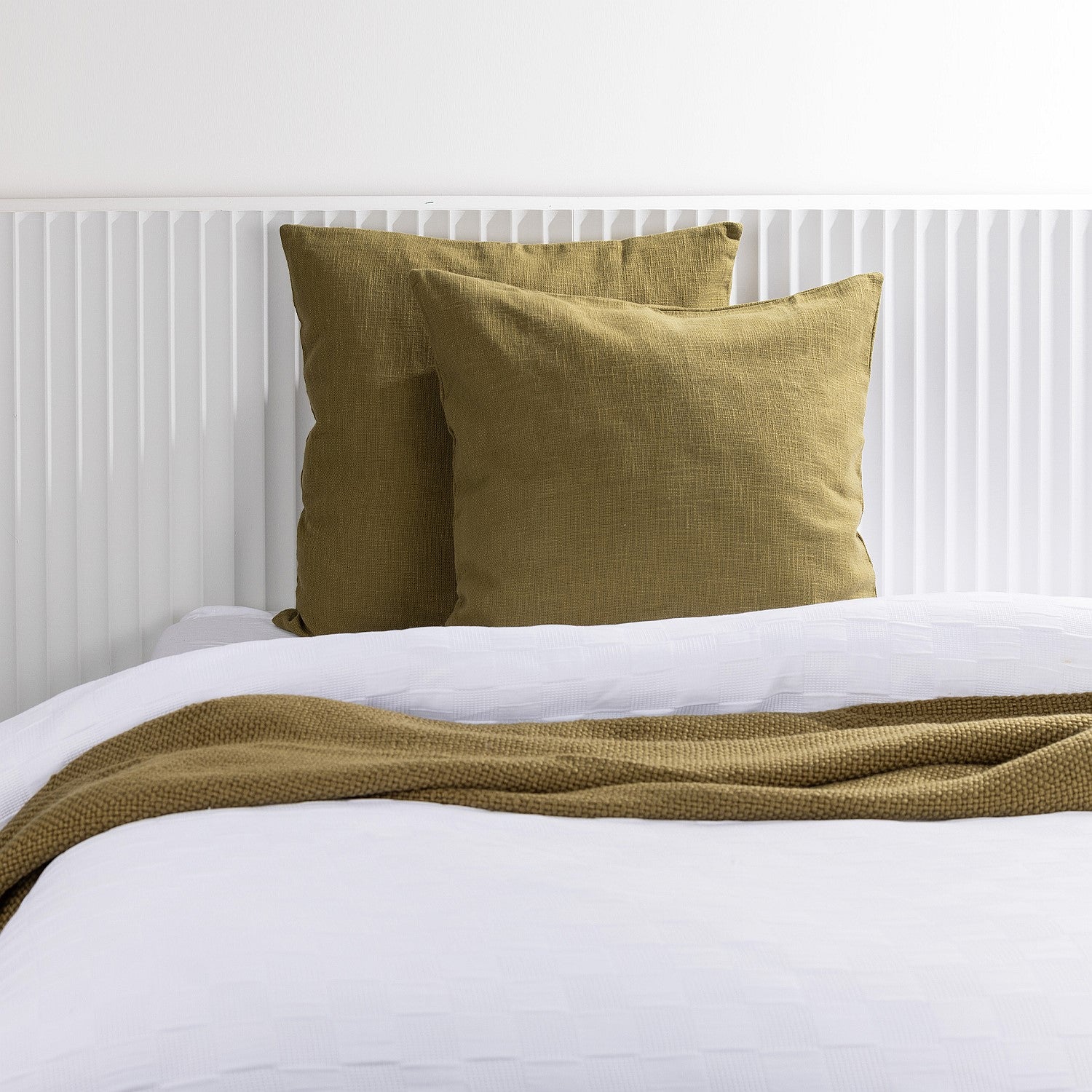 Fieldcrest Cotton Slub European Pillowcase Pair