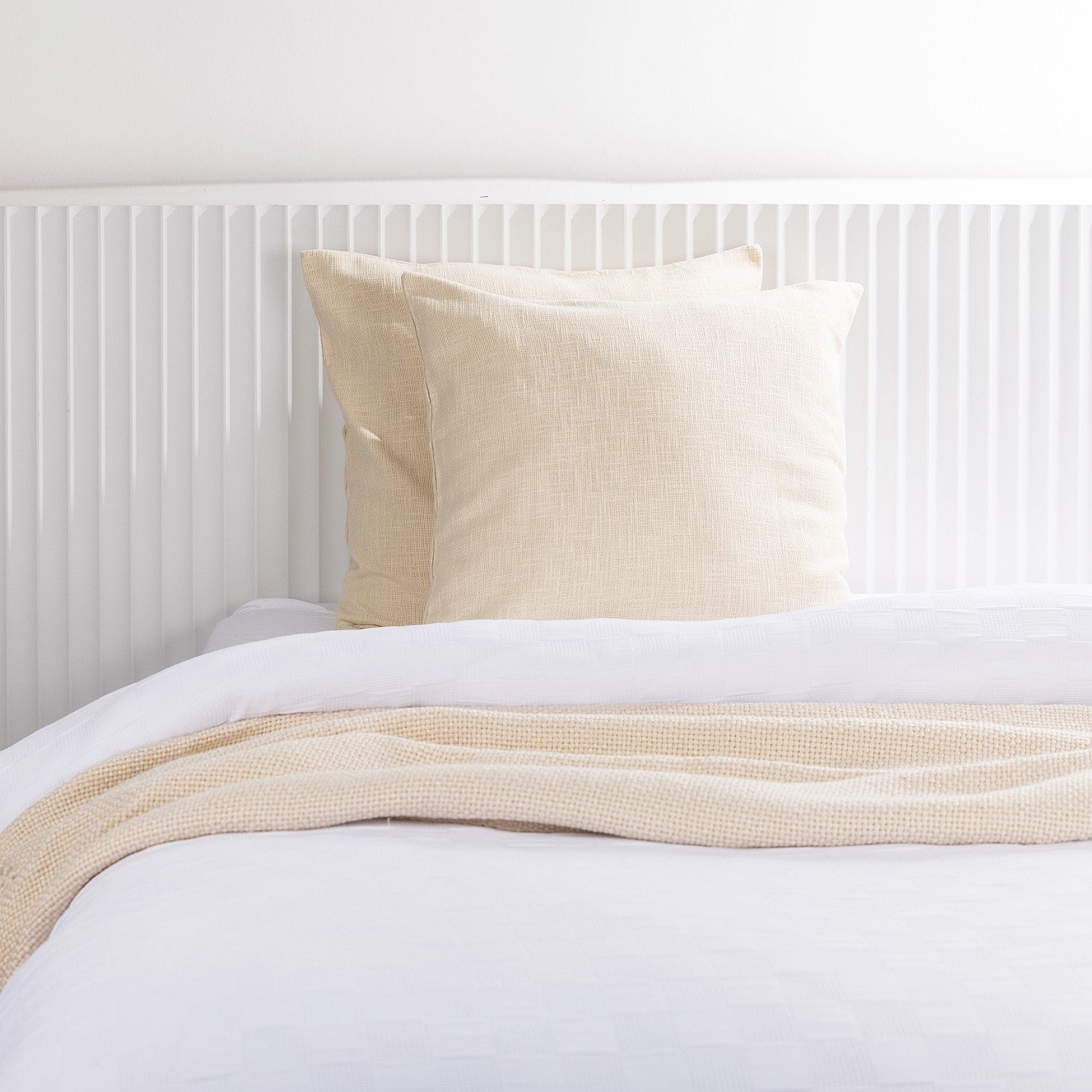 Fieldcrest Cotton Slub European Pillowcase Pair