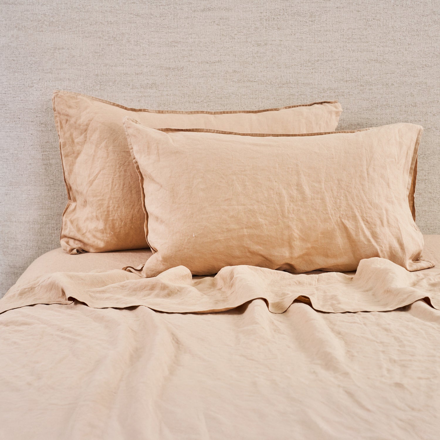 Ecoanthology 100% French Flax Linen Pillowcase Pair