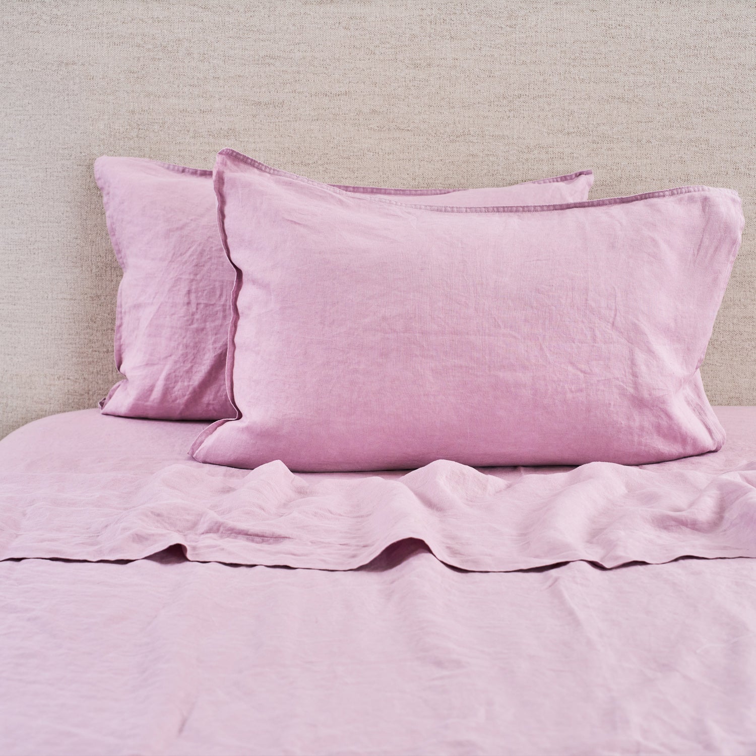 Ecoanthology 100% French Flax Linen Pillowcase Pair