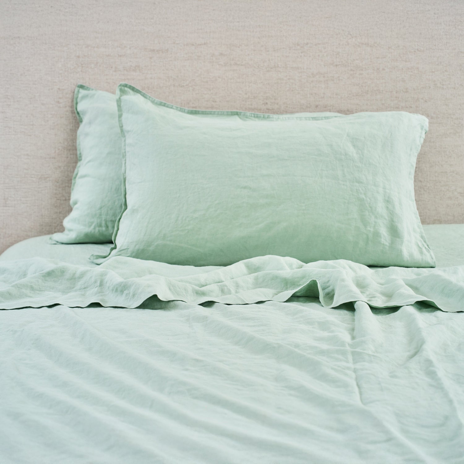 Ecoanthology 100% French Flax Linen Pillowcase Pair
