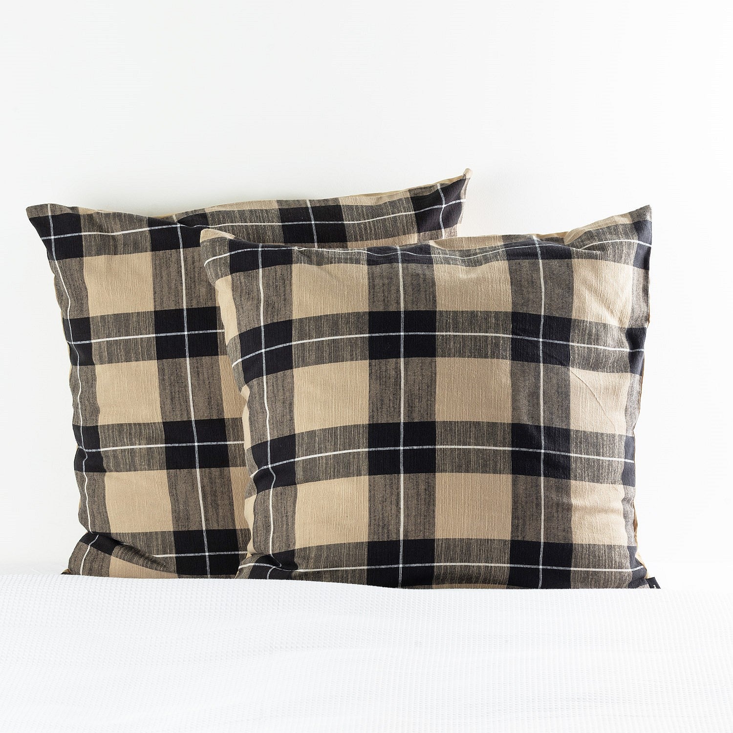 Fieldcrest Ohio Yarn Dyed Cotton European Pillowcase Pair