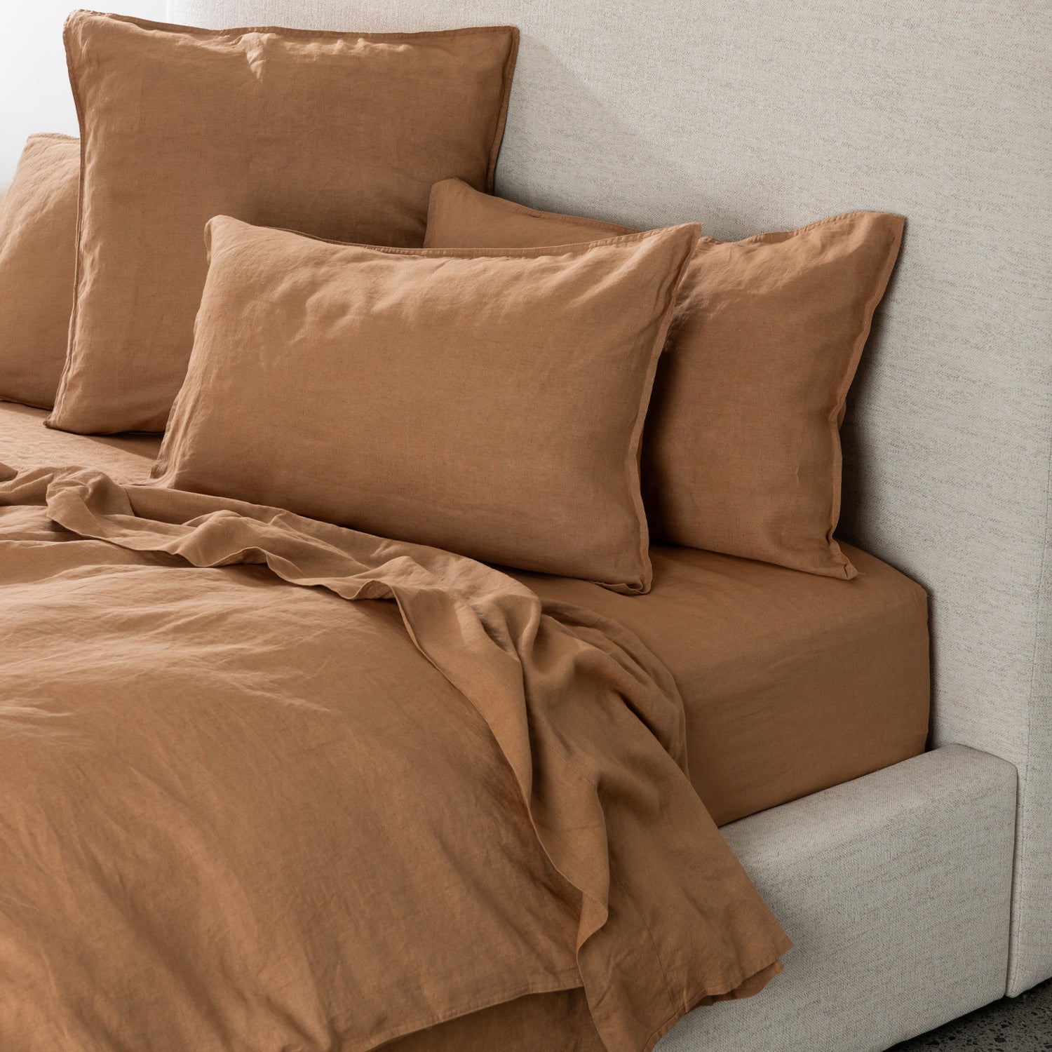 Ecoanthology 100% French Flax Linen Pillowcase Pair