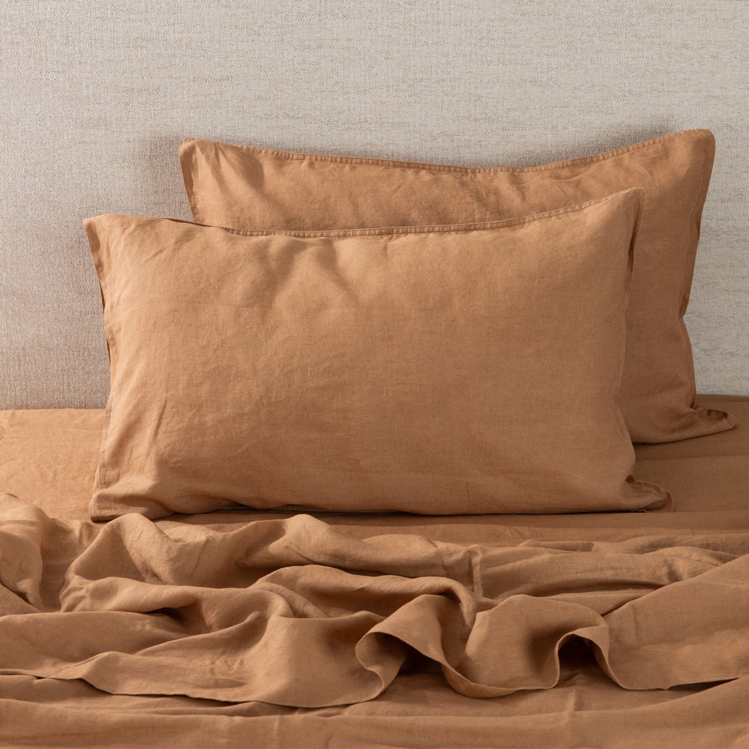 Ecoanthology 100% French Flax Linen Pillowcase Pair