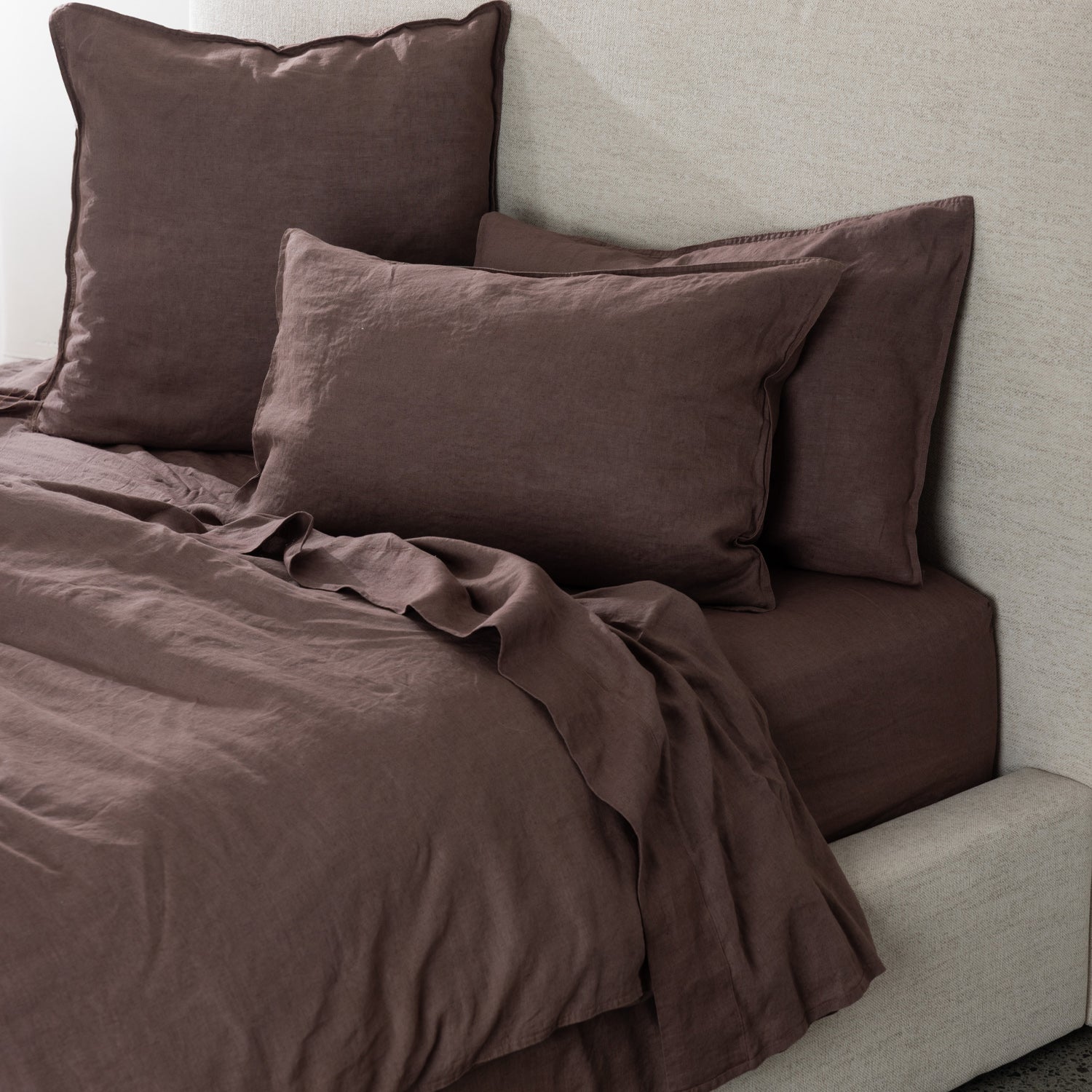 Ecoanthology 100% French Flax Linen Pillowcase Pair