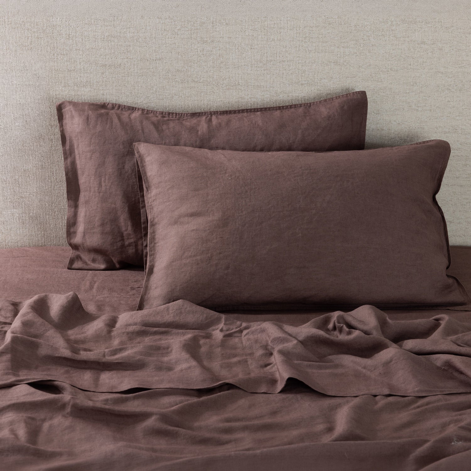 Ecoanthology 100% French Flax Linen Pillowcase Pair