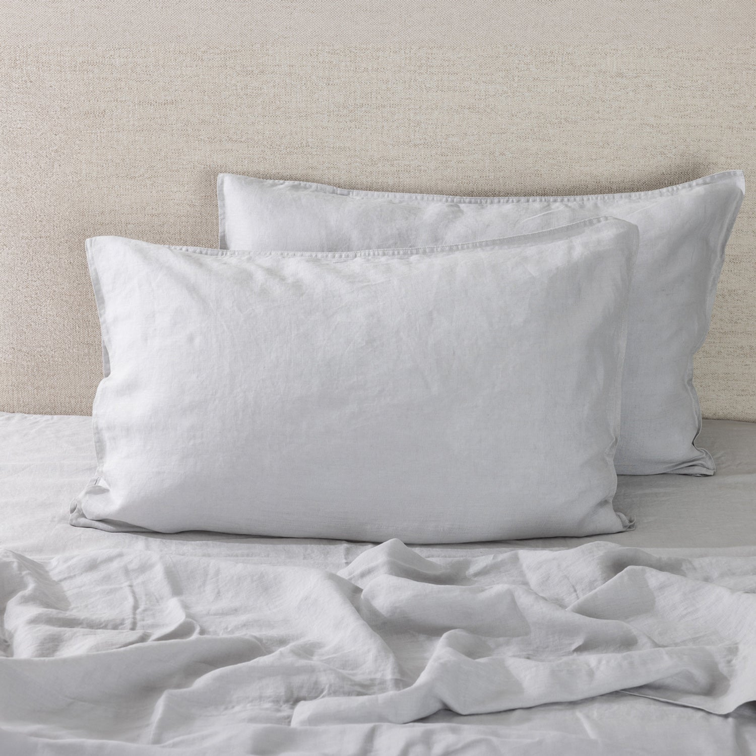Ecoanthology 100% French Flax Linen Pillowcase Pair
