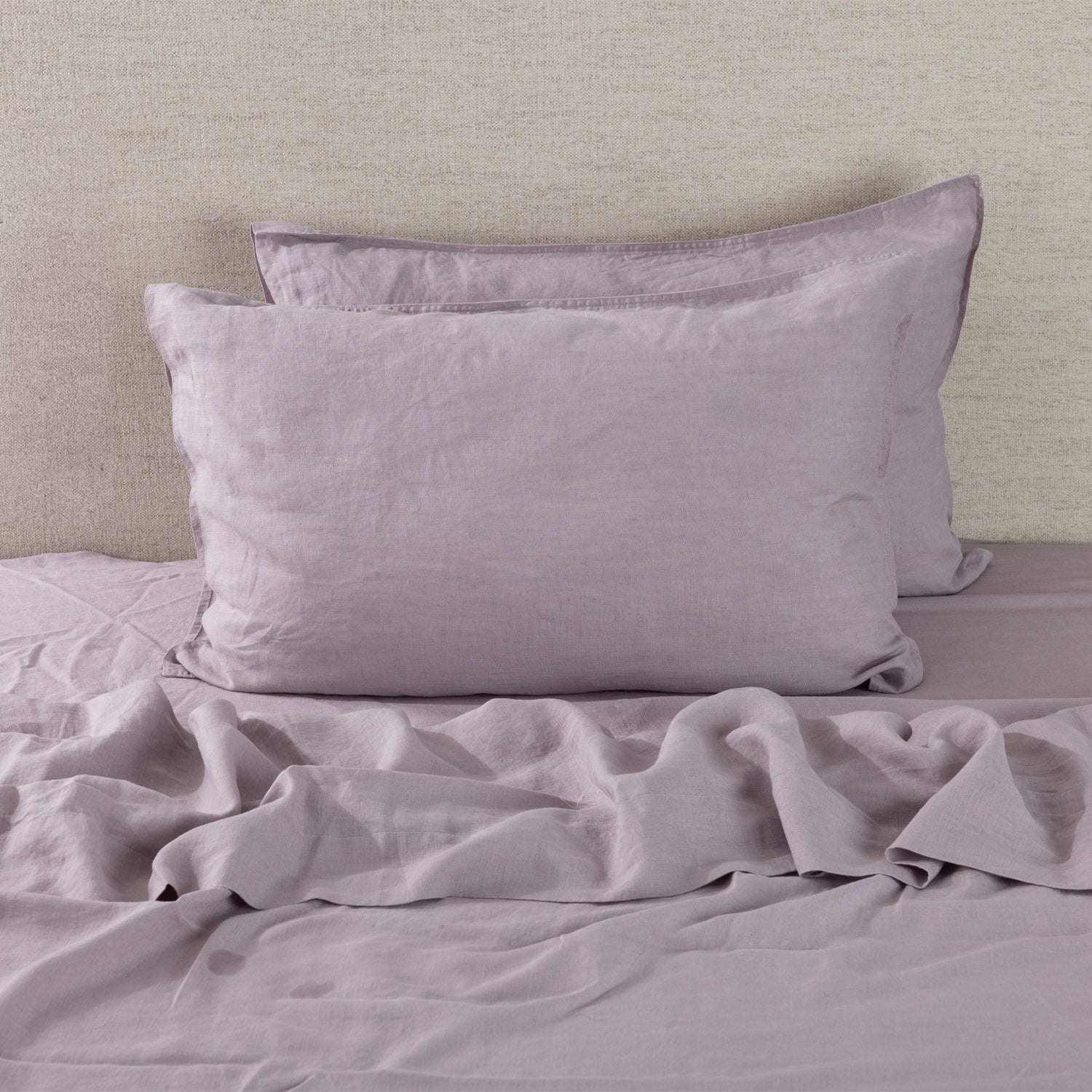 Ecoanthology 100% French Flax Linen Pillowcase Pair
