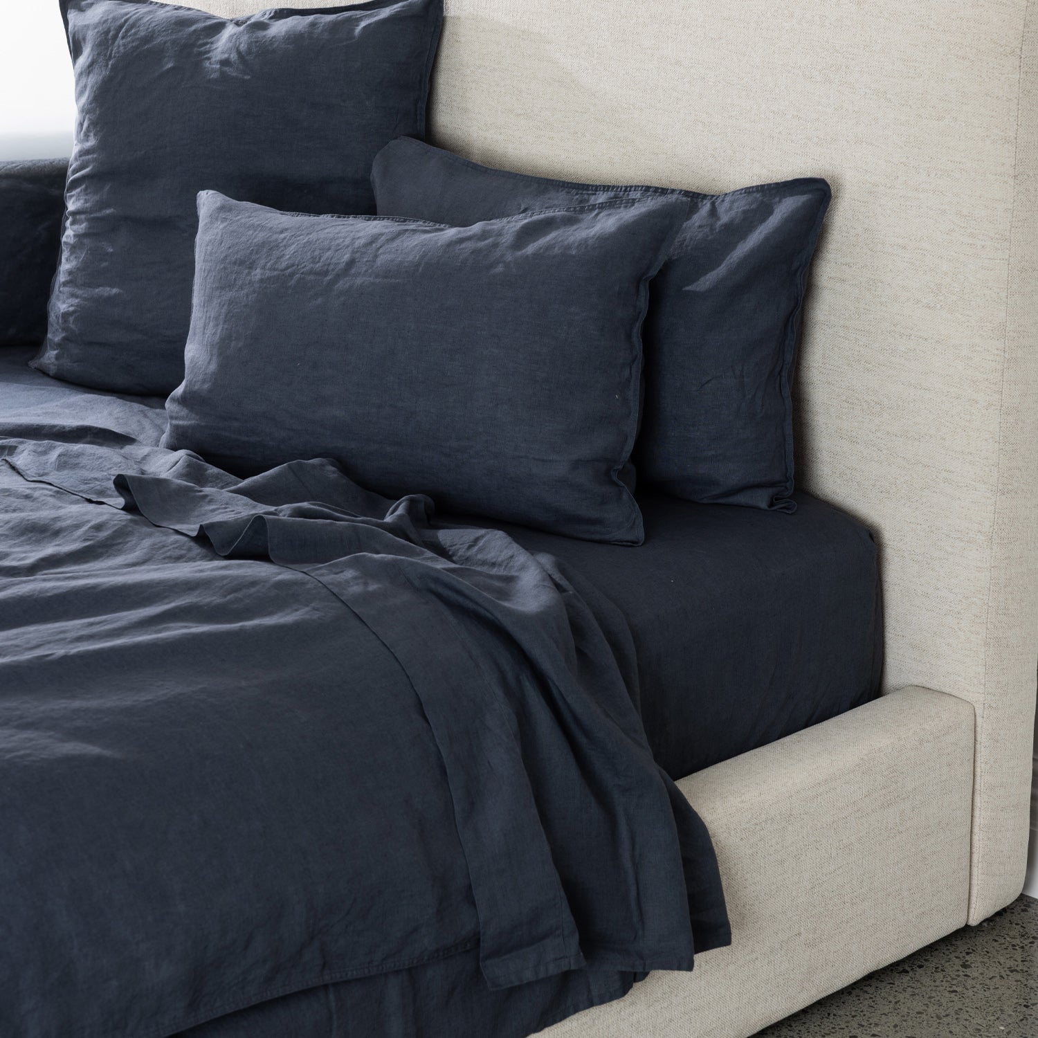 Ecoanthology 100% French Flax Linen Pillowcase Pair