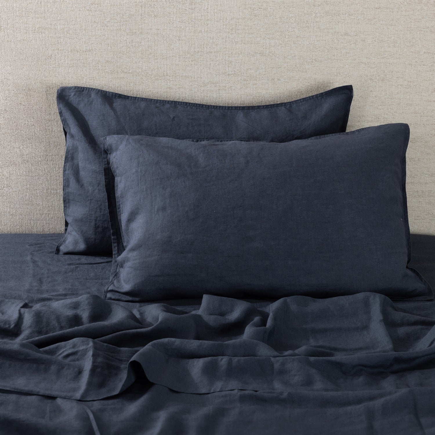 Ecoanthology 100% French Flax Linen Pillowcase Pair