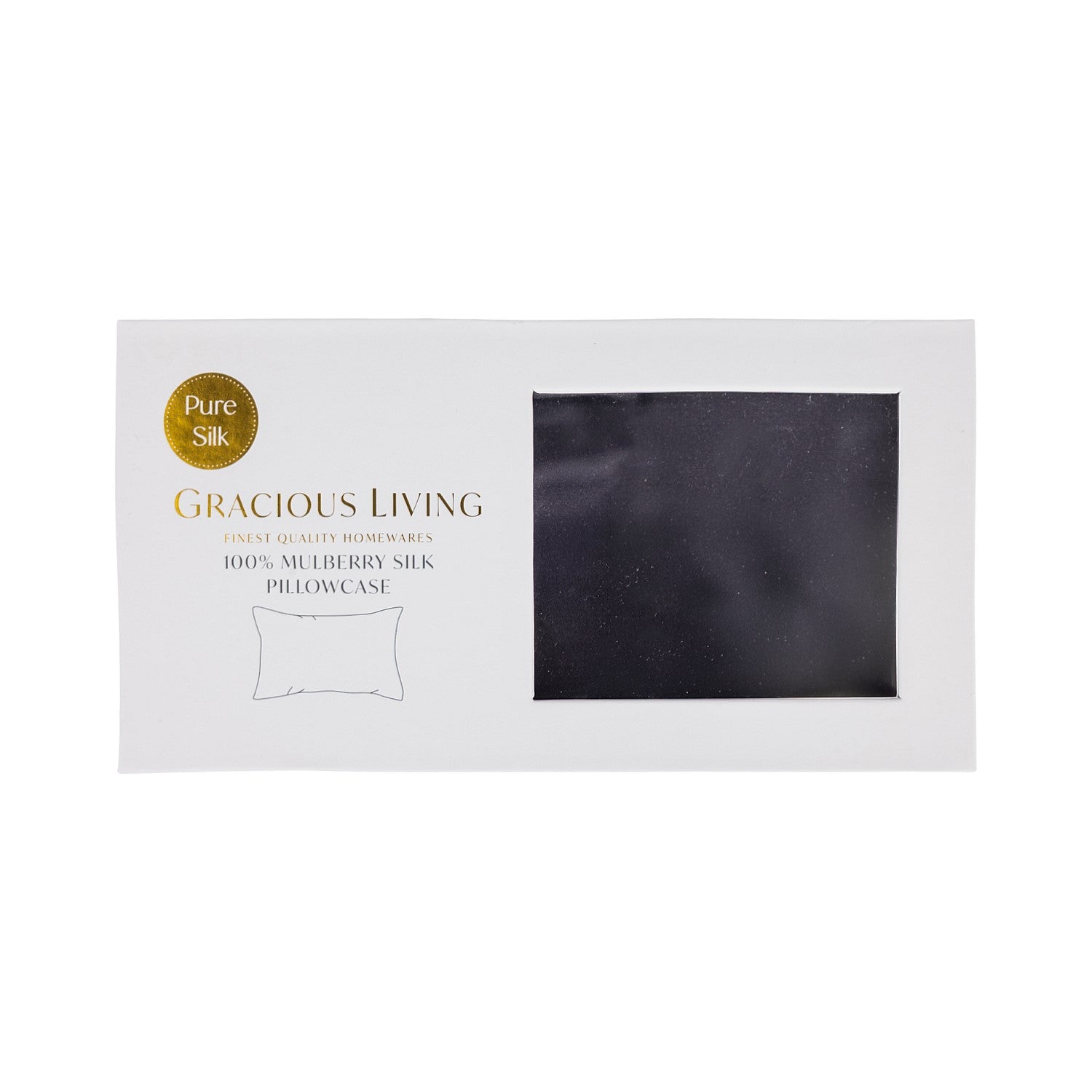 Gracious Living Mulberry Silk Pillowcase