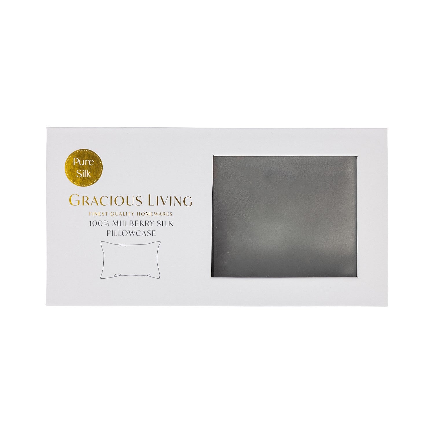 Gracious Living Mulberry Silk Pillowcase