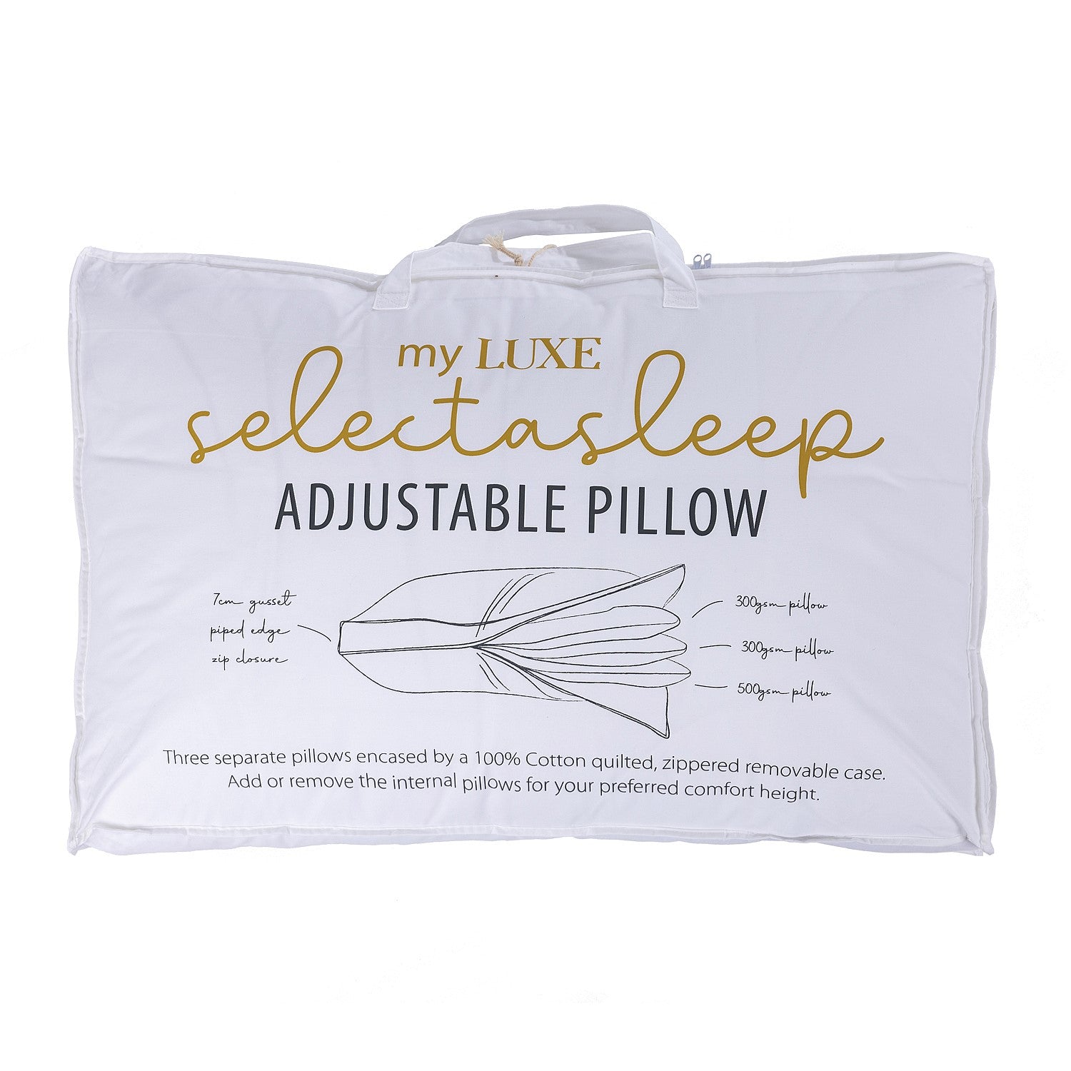 My Luxe Adjustable Pillow