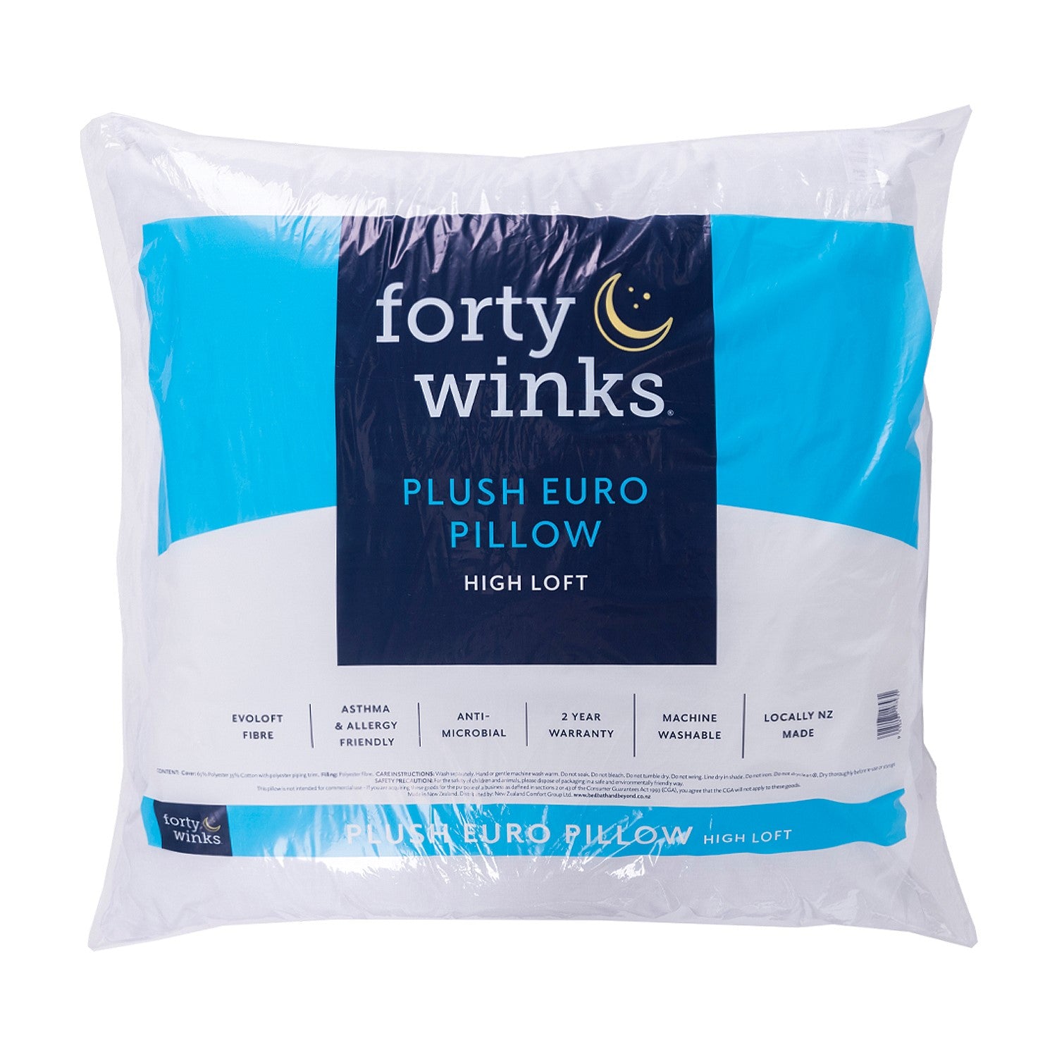 Forty Winks Plush Euro Pillow