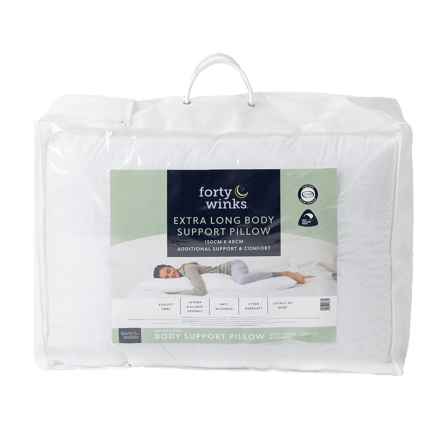 Forty Winks Extra Long Body Support Pillow