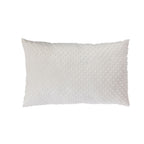 Eden Bobble Pillow removed from its packaging, showcasing the soft white bobble-textured cover against a white background.