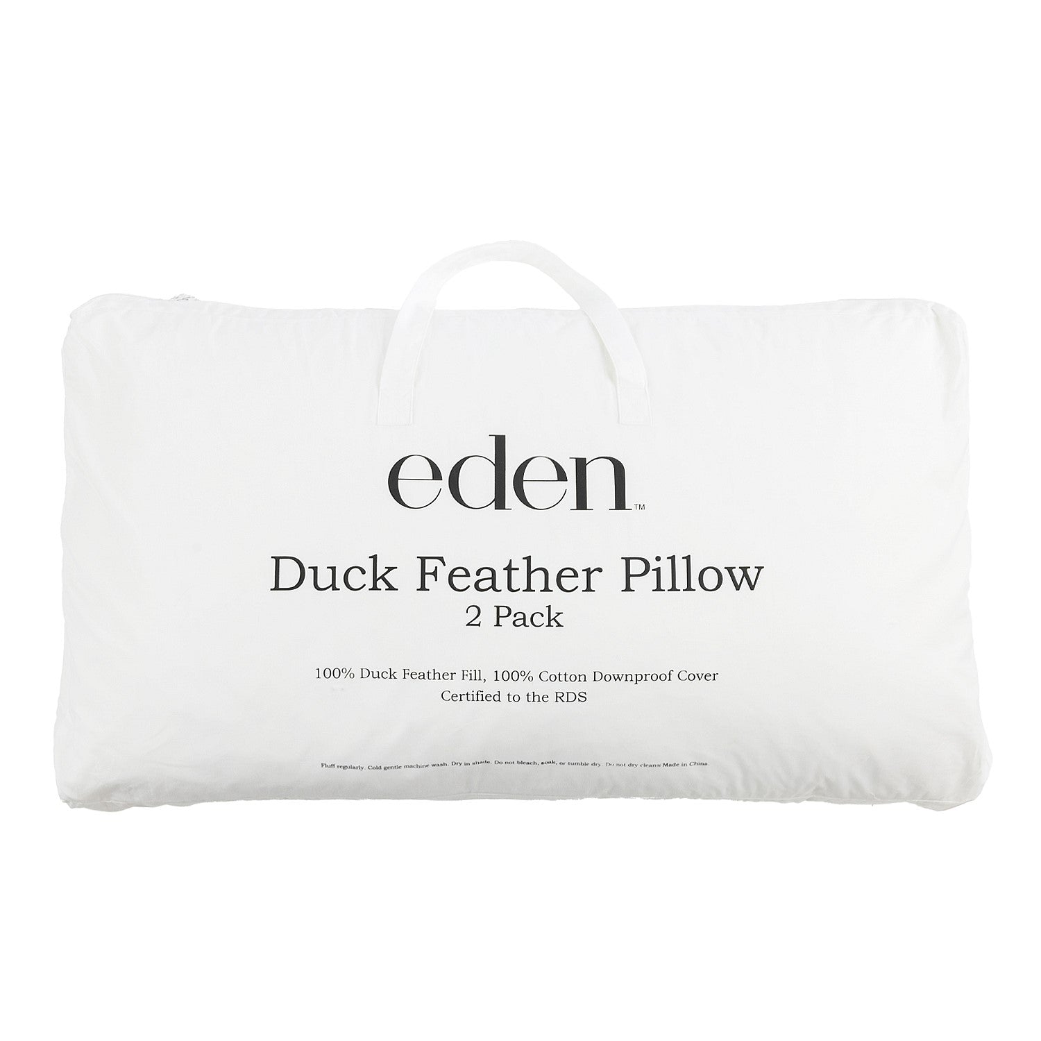 Eden Pillow 100% Duck Feather 2 Pack