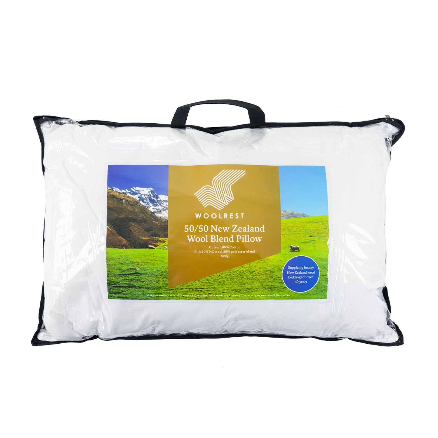 Woolrest 50/50 New Zealand Wool Blend Pillow