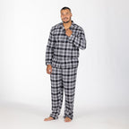 bb&b Sleep Multi Check Grey Men's PJ Set