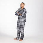 bb&b Sleep Multi Check Grey Men's PJ Set
